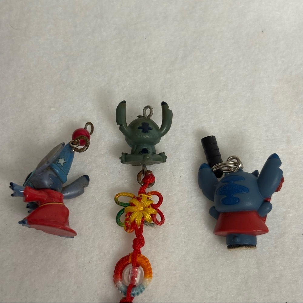 Set of 3 STITCH Charms Wizard Devil Disney Japan - Picture 7 of 10